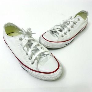 Converse Chuck Taylor All Star Optical White Low Top Sneakers Mens 7 Womens 9
